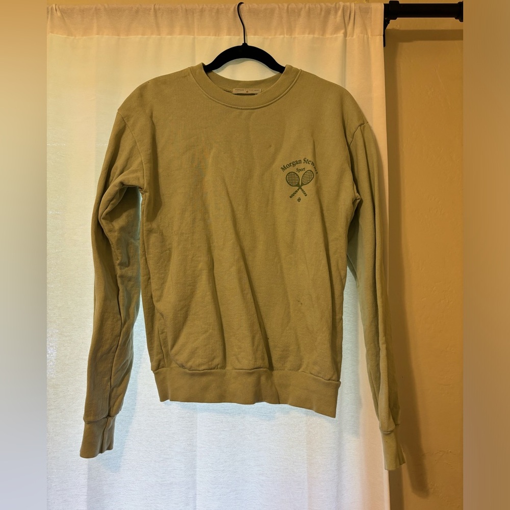Morgan Stewart Sport green crew